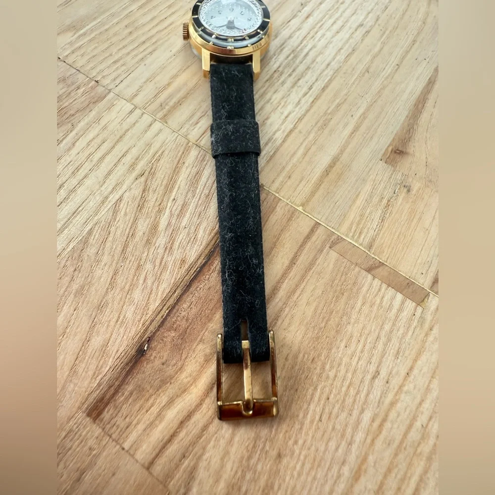 Lucerne ladies Swiss rotating crystals winding mechanical watch